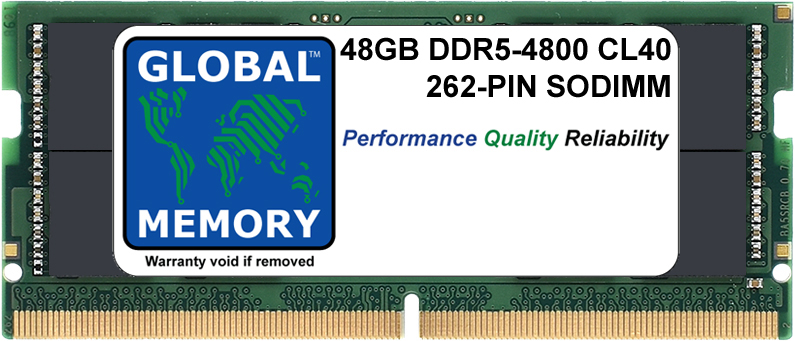 48GB DDR5 4800MHz PC5-38400 262-PIN SODIMM MEMORY RAM FOR LENOVO LAPTOPS/NOTEBOOKS